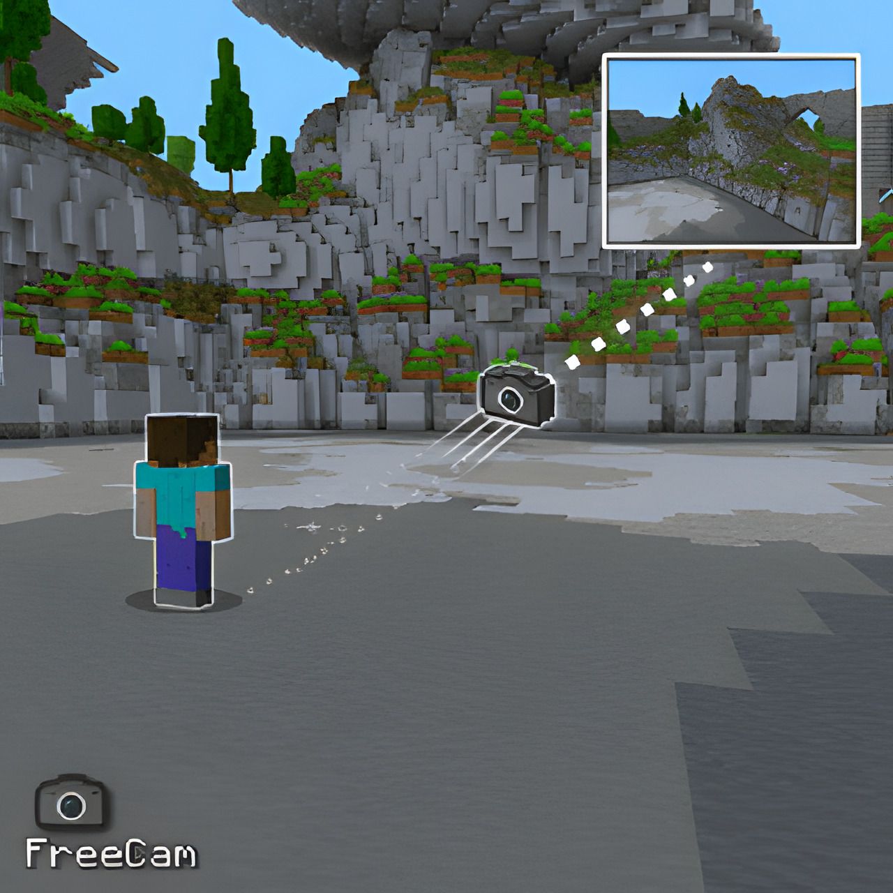 FreeCam running in Lunar Proxy