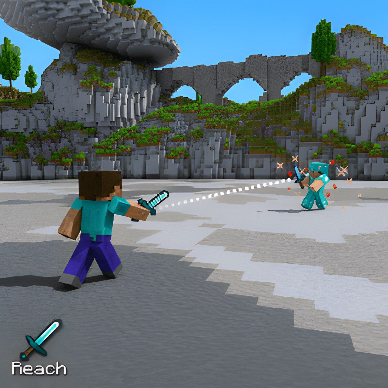 Reach running in Lunar Proxy